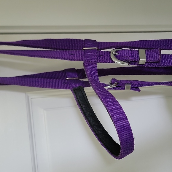 New! Purple Nylon Full Set Bridle - Picture 2 of 6